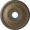 Ekena Millwork Berkshire Ceiling Medallion (Canopies up to 6 3/8"), 20 1/8"OD x 3 7/8"ID x 1 7/8"P, Warm Silver CM20BE1WSS - alternate 1